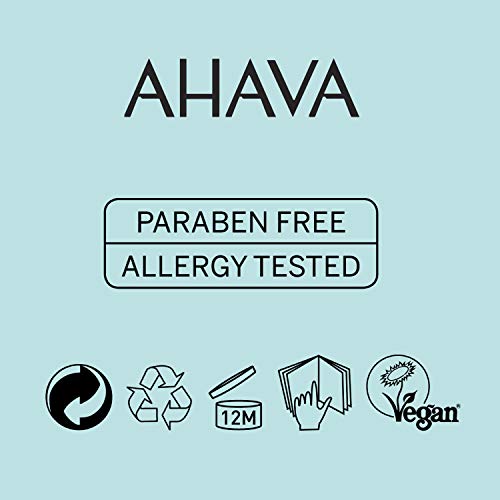 AHAVA Men's Mineral Hand Cream - Nourishing & Fast-Absorbing, Smoothes & Relieves Hands, Prevents Dryness, enriched with G-Force: Ginger Root, Ginseng, Ginkgo Biloba Leaf & Green Tea, 3.4 Fl.Oz