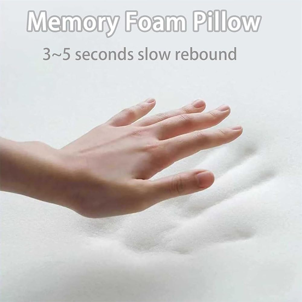 2025 Upgrade Neckhaven Pillow, Neckhaven Pillow Hospitality Collection, Neck Haven Pillows, Ergonomic Memory Foam Cervical Neck Pillow for Sleeping, for Back Stomach Side Sleeper (Grey)