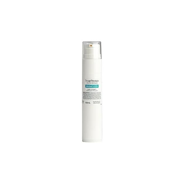 Soapstones Bright Eyes Moisturizing Eye Cream for Dark Circles & Spot Defense - Shea Butter, Avocado Oil, Sweet Almond Oil Under Aging Lines, Scars, and Discoloration