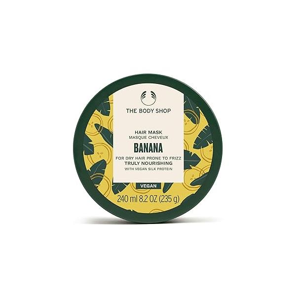 The Body Shop Banana Truly Nourishing Hair Mask, 8.2 Fl Oz (Vegan)