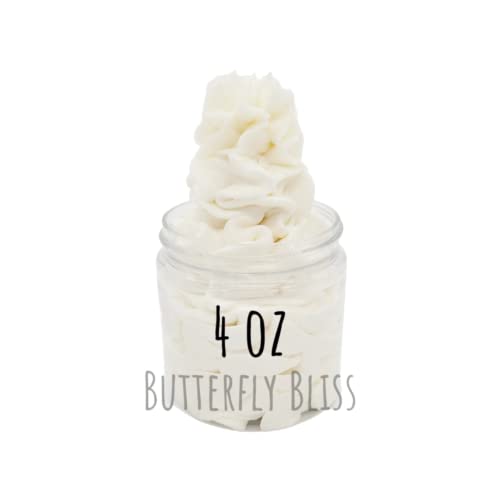 Peppermint Bark Whipped Body Butter, natural lotion, organic, 4oz jar, made with shea butter, mango butter, coconut oil, almond oil