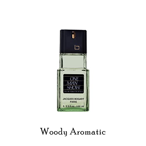 Jacques Bogart One Man Show Eau De Toilette Spray for Men, 3.3 Ounce