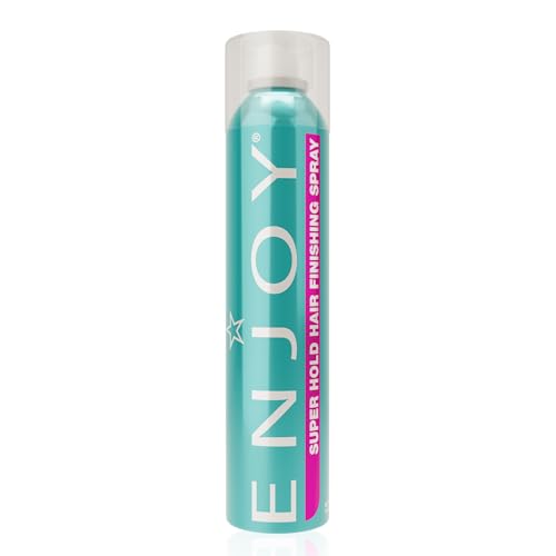 Enjoy Hair Finishing Spray - Quick Drying Versatile Styling - Provides Volume Shine Control - Firm Flexible Hold For All Hair Types (10 Oz)