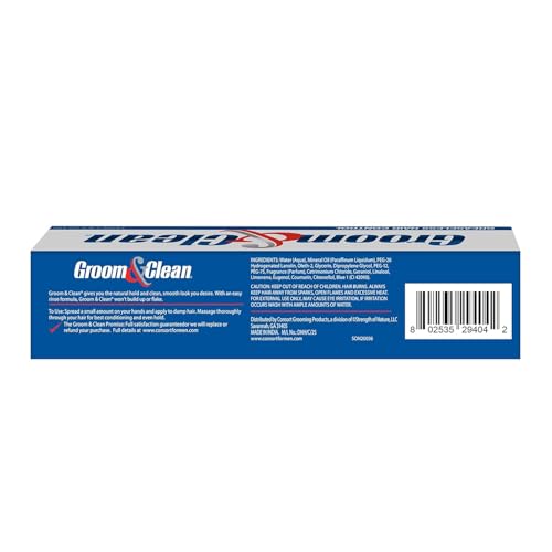 Groom & Clean Greaseless Hair Control 4.50 oz (Pack of 2)