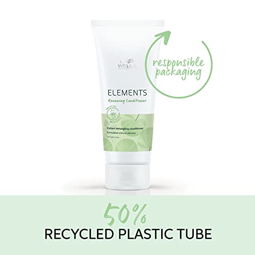 Wella Professionals Elements Gentle Renewing Conditioner| Gentle, Silicone-Free | Instant Detangling Conditioner| For All Hair Types