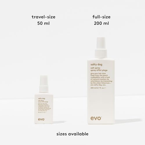 EVO Salty Dog Salt Spray - Hair Texture & Volume Spray - Beach Textured Hair, Natural Matte Finish