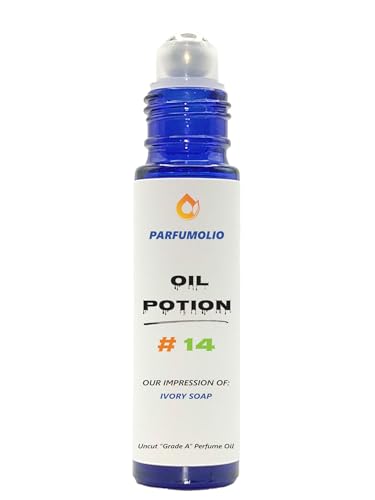 Oil Potion # 14 Inspired by Ivory Soap Unisex Uncut Grade A Fragrance Body Oil Dupe Concentrated Long Lasting Roll-On 10ml / 0.33 oz