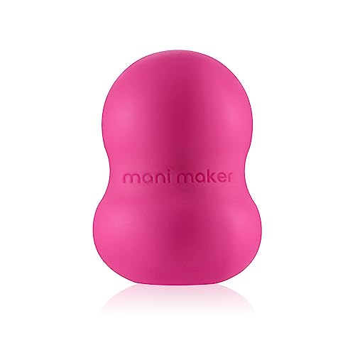 Universal Nail Polish Grip for Precision Painting Perfect for DIY Manicures, Nail Artists, and Professionals - Easy to Use, Suitable for Righties and Lefties - 4 Fun Colors (fuchsia)