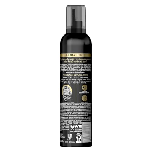Treseme Extra Hold Hair Mousse 24H Touchable Hold & Volume All Hair, 10.5 oz (1 Pack)