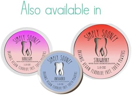 Remineralizing Vegan Mineral Tooth Powder I Peppermint Nano-hydroxyapatite Formula I Natural Whitening I Stronger Teeth 1.5oz (1.5 oz jar)