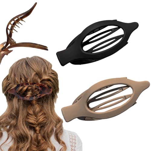 French Hair Clips, 2025 New Large Hair Clips Durable Claw Clips, Versatile Styling Accessories for Women (C)
