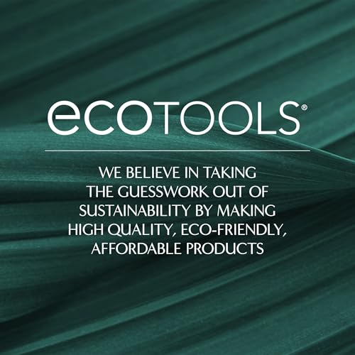 EcoTools Exfoliating EcoPouf, Shower Loofah Scrubs & Cleanses, Pouf with Recycled Netting, Exfoliation Removes Dead Skin, Eco-Friendly Bath Accessory, Cruelty-Free, Color May Vary, 6 Count (60g)