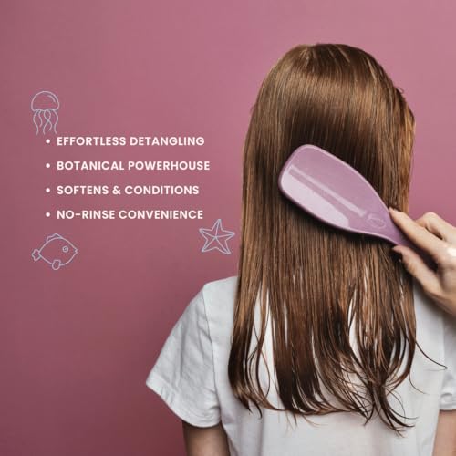 Nemah - Kids Leave-In Conditioner & Detangler with Squalane, Coconut Oil, and Rosemary - Dermatologist-Tested, Vegan, & Cruelty-Free - 4 oz.