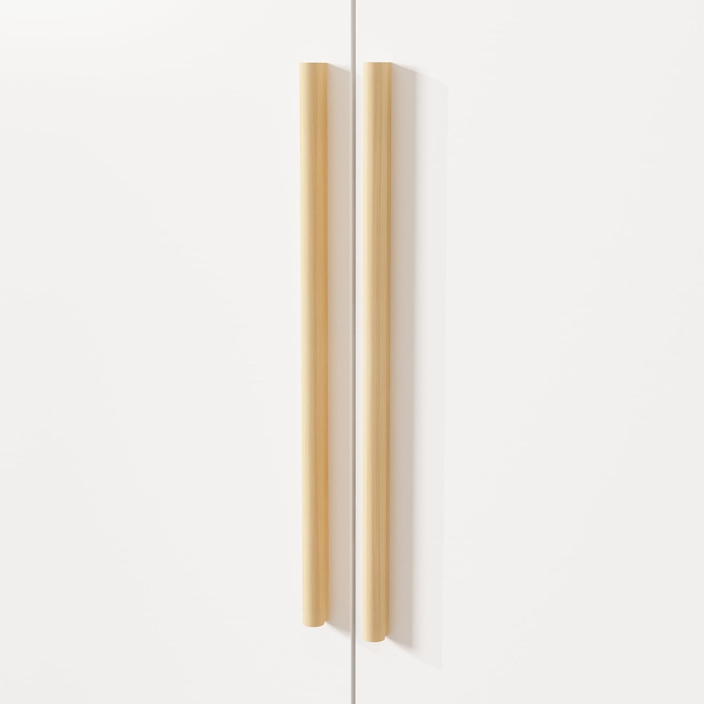 MOUMON Armoire Wardrobe with 3 Doors and Cube Shelves, Armoire Wardrobe Closet with Hanging Rod, Closet for Bedroom White 18.9“D x 47.2”W x 70”H