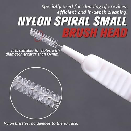 Gap Hole Anti-Clogging Cleaning Brush, 2025 Upgrade Shower Head Brush Shower Head Cleaning Brush Shower Head Cleaner Tool Multifunctional Shower Head Cleaning Brushes for Household Bathroom (10Pack)
