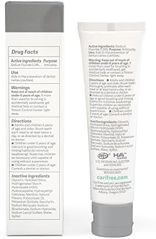CariFree Maintenance & Prevention Kit, Mint | Anti-Cavity Fluoride Toothpaste & Mouthwash Freshens Breath and Moistens Mouth | Dentist Recommended for Oral Care (2 Piece Set)