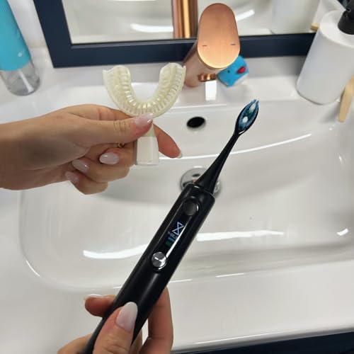 Y-Brush New Ultra Premium 2025 - Sonic Toothbrush 6 Brushing Modes - 6-Month Battery with USB-C, Advanced Plaque Removal, Whitening Technology, Clinically Proven - Adult