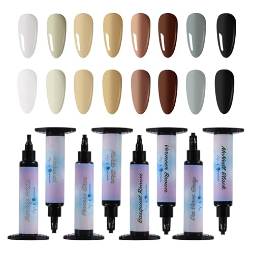 16 colours Narina The Artist Palette x MPA with mixing pad, 2 mini palettes, 24 grids for Nail Art, Solid colour 5g each High Pigment & Coverage.