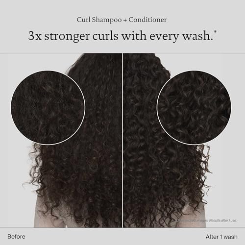Living proof Curl Shampoo, for Wavy, Curly, and Coily Hair, Strengthens and Defines Curls