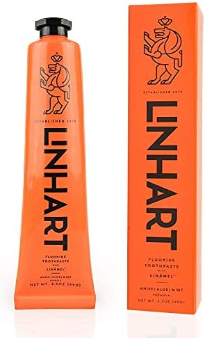 LINHART Whitening Toothpaste – Teeth Whitening, Enamel Strengthening Natural and Organic Toothpaste with Mint Flavor (3.5 oz)