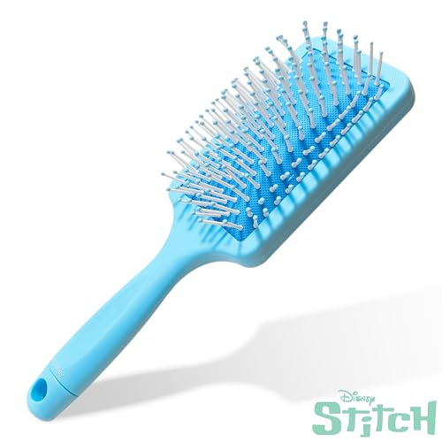 LUV HER Lilo & Stitch Kids' Detangling Confetti Hair Brush - with Stitch & Angel, Gentle on Wet & Dry Hair - Ideal for Kids Ages 3+ - Makes Hair Care Enjoyable and Simple