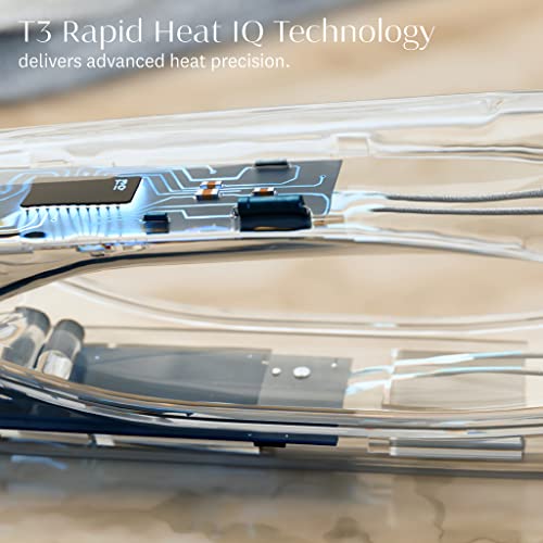 T3 Lucea Professional Straightening & Styling Iron, 1” or 1.5” Digital Ceramic Flat Iron with 9 Adjustable Heat Settings for Straight, Smooth Styles or Waves and Curls on All Hair Types