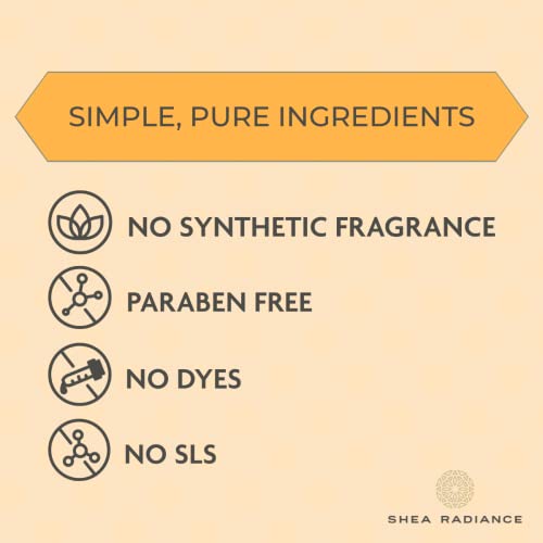 Shea Radiance Sisal Exfoliating Washcloth- 100% Renewable Sisal Fiber - Eco Friendly & Biodegradable Body Scrubber (3 Pack)