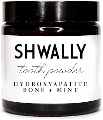 Magical Tooth Powder W/Hydroxyapatite Cattle Bone & Fluoride Free Amish Eggshell + Organic Peppermint - 100% Fluoride Free ReMineralizing, Whitening & Polishing Powder 200+ Brushings (2 oz)