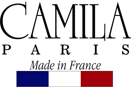 Camila Paris CP2250/2 French Hair Barrettes Clips for Women, Handmade, Girls Side Slide-in Barrette Clip, Hair Accessories for Women. Strong Hold No Slip Grip Fashion Durable Styling, Made in France