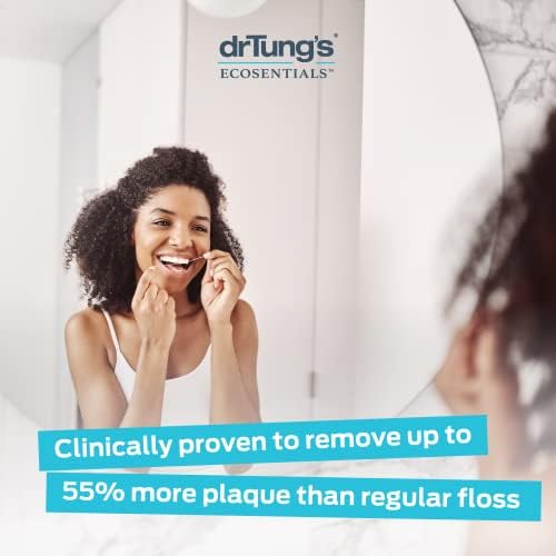 DrTung's Smart Floss, 30 yds, Dental Floss - Natural Cardamom Flavor Colors May Vary (3 Pack)