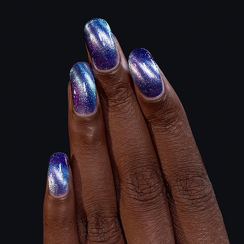 ILNP Shooting Star - Icy Blue Magnetic Shimmer Nail Polish