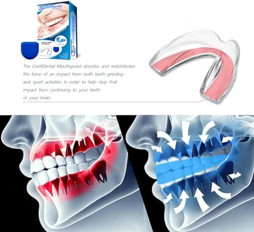 Pack of 3 Moldable Mouth Guard for Teeth Grinding Clenching Bruxism, Sport Athletic, Whitening Tray, Including 2 Regular and 1 Heavy Duty Guard (2 (LLL) Regular 1 (II) Heavy Duty)
