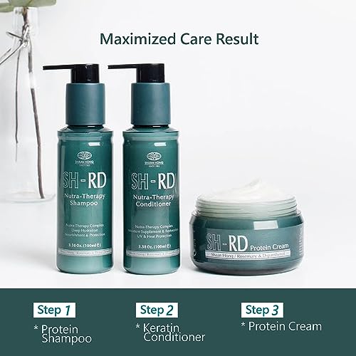 SH-RD Protein Cream for Dry Damaged Hair | Leave-In Protein Hair Treatment to Restore, Revitalize, and Repair Split Ends | Conditioning Haircare Product for All Hair Types - 1.69oz/50ml