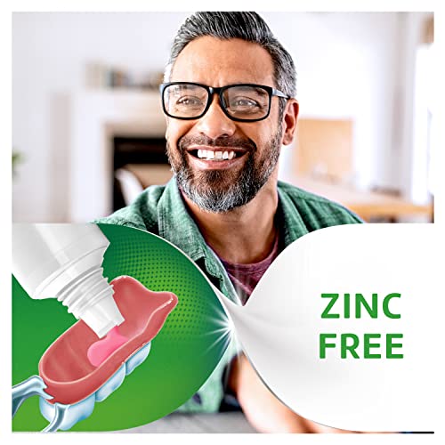 Super Poligrip Extra Care Denture Adhesive Cream, Zinc Free Denture Cream - 2.2 Ounce (Pack of 4)