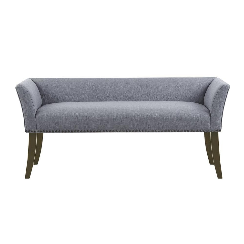 Starlight Canyon Home Blue Storage Bench with Solid Wood and Plywood Frame, Upholstered Seat and Back, Perfect for Bedroom, End of Bed or Bedroom Furniture Storage