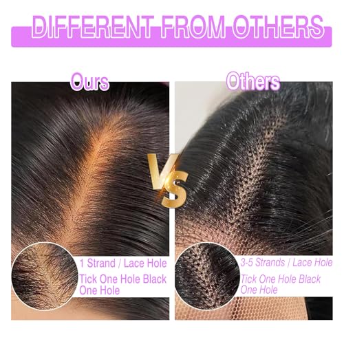 250% Density 13X6 30 Inch Deep Wave Lace Front Wigs Human Hair Curly Wig Wet and Wavy HD Lace Front Wig Pre Plucked Frontal Wigs
