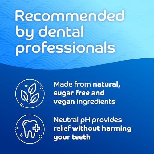Oracoat XyliMelts for Dry Mouth Night Time or Day - Moisturizing Dry Mouth Adhering Discs, Sugar Free with Xylitol, 80 Count, Slightly-Sweet Flavor, 8-Hour Relief