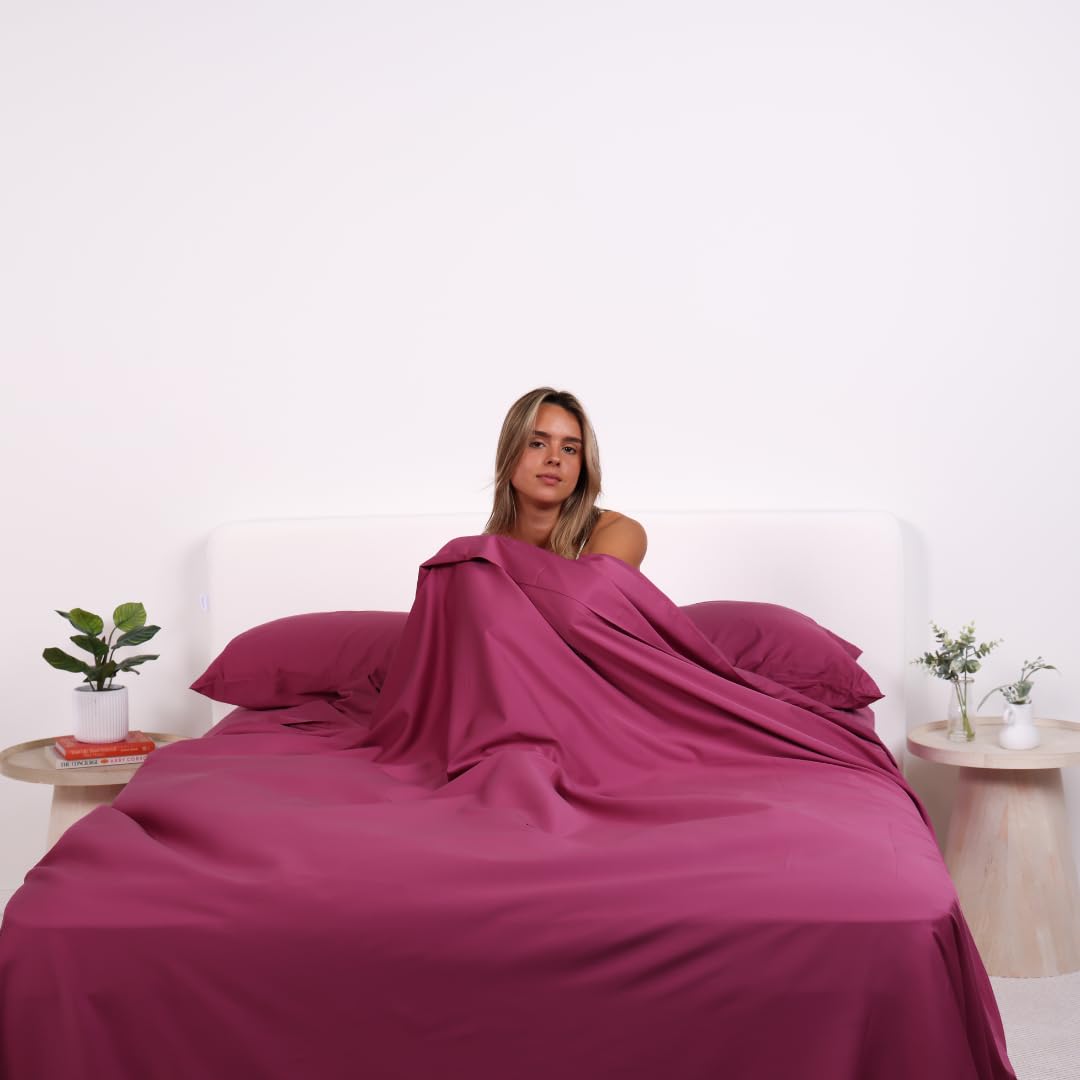 THE LAD COLLECTIVE 2.0 Bedding Set - 4 Piece Sheet & Pillow Case Set, Custom Blend, Soft, Comfortable, Temperature Regulating, & Easy-to-Use - (Twin XL, Aspen)