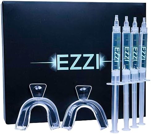 Teeth Whitening Kit | Fast Whitener Gel 44% Carbamide Peroxide | for Discolored, Yellow, Brown, Black, Coffee, Smoking, Intrinisic Deep Stains