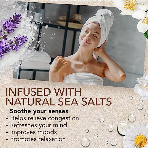 Shower Steamers Aromatherapy - Birthday Gifts for Women and Men - Shower Bombs Aromatherapy, Spa Day Essentials, Relaxation Spa Gifts - Self Care Galentines Gifts (Lavender 8 Count)