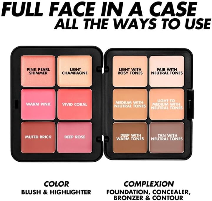 HD Skin Face Essentials Palette - Harmony 1 by Make Up For Ever for Women - 0.9 oz Makeup