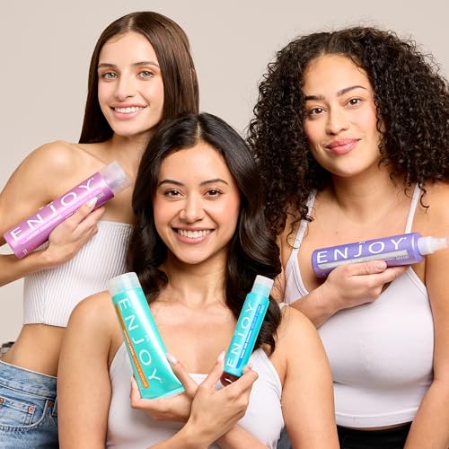 Enjoy Hydrating Shampoo & Conditioner Duo – Daily Gentle Cleanse & Moisture for Soft, Shiny, Manageable Hair – Lightweight, Sulfate-Free & Color Safe – 10.1 oz
