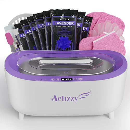 Paraffin Wax Machine for Hands and Feet, 5000ml Professional Wax Warmer with Temperature Control, Smart Heating, Stainless Steel Inner Pot, Moisturizing Hot Wax Bath with Refills for Skincare