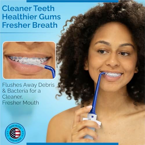 Oral Irrigator Shower Floss Dental Care System | Advanced Shower Water Flosser for Healthy Gums and Teeth | Shower Flosser | Dental Water Flosser for Superior Dental Hygiene at Home | Made in U.S.A.
