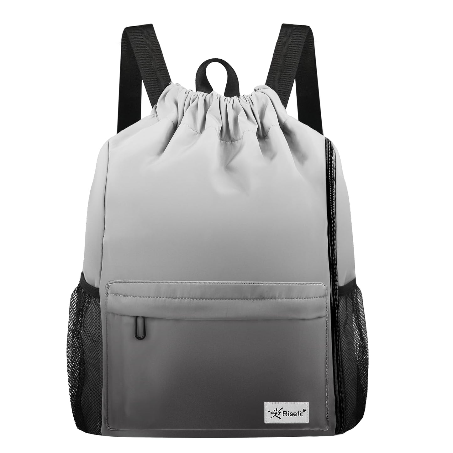 Risefit Waterproof Drawstring Bag, Gym Bag Sackpack Sports Beach Backpack for Men Women