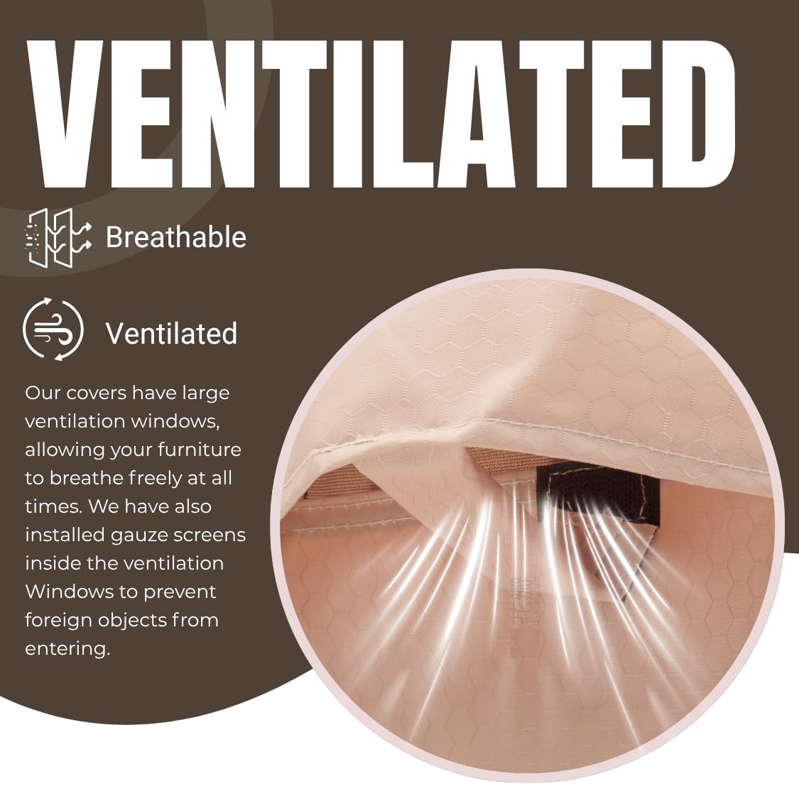 ONENESS Heavy Duty Square Rectangular Patio Table Cover - 74" W x 47" D x 29" H Waterproof Patio Furniture Cover, UV-Resistant Outdoor Dining Table Protector