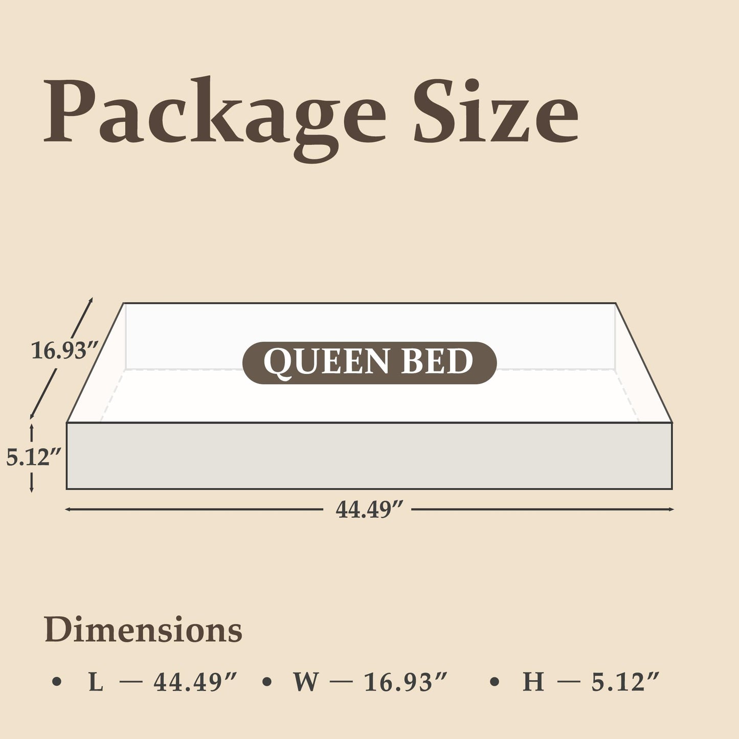 Fluest Queen Bed Frame with Headboard and Footboard, with Under Bed Storage, All-Metal Support System, No Box Spring Needed, Easy Assembly,Rustic Brown
