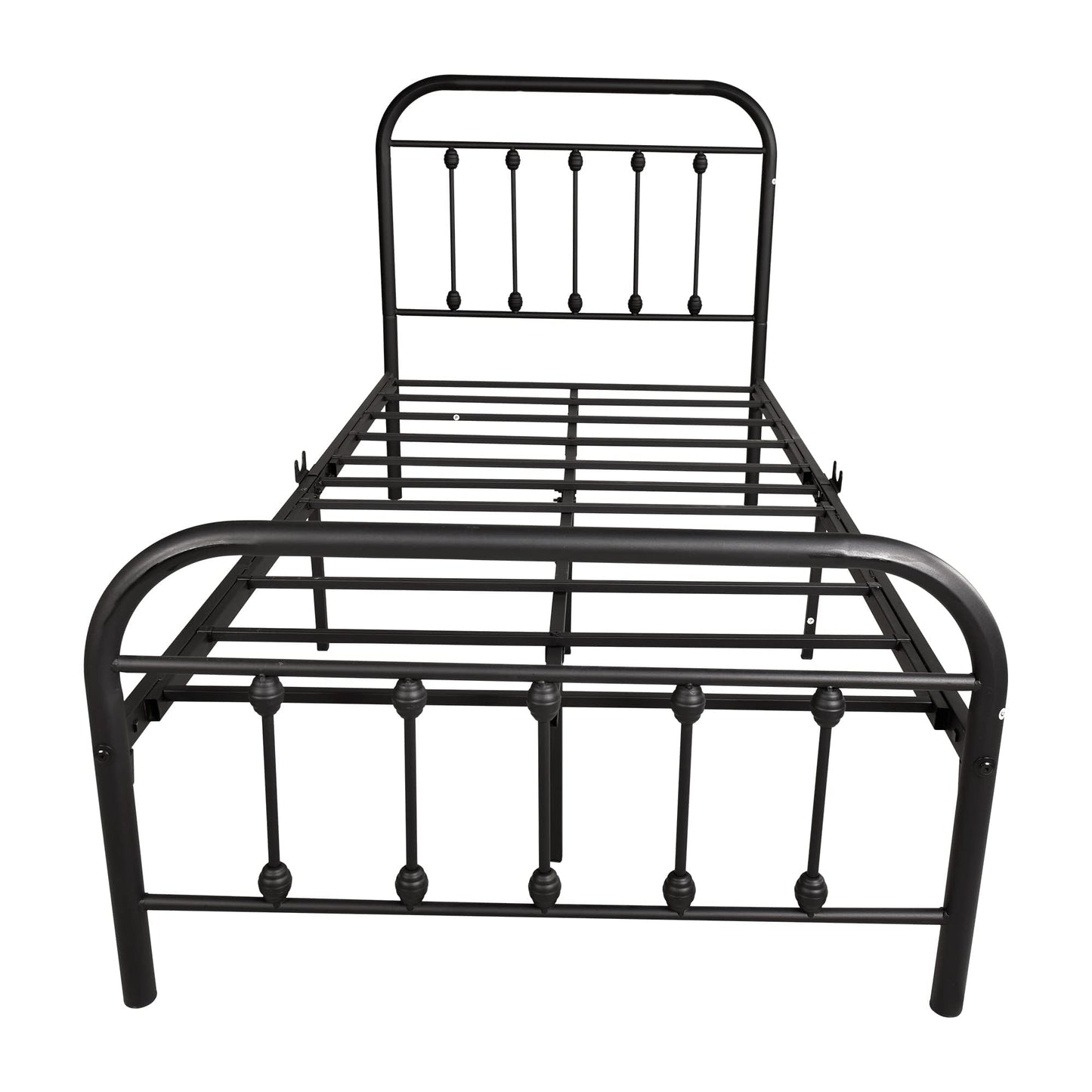 Metal Platform Bed Frame with Headboard