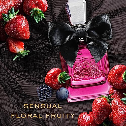Juicy Couture Viva La Juicy Noir Eau De Parfum, Women's Perfume with Notes of Wild Berries, Gardenia & Amber - Fruity & Floral, EDP Spray