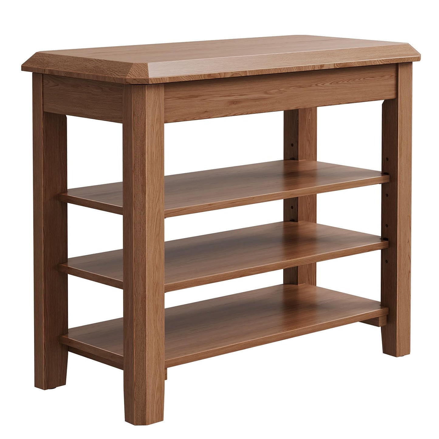IUNVR Shoe Rack for Front Door Entrance, Solid Wood Shoe Bench for Closet, Holds Up to 550lbs, Shoe Rack Bench for Entryway, Mudroom, Hallway